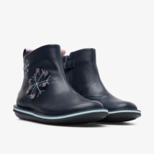 Camper Navy Boots Kids - Twins Online Ireland | ZQLIX0743